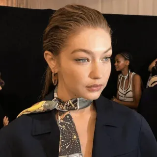 🎗 Gigi Hadid Modella, Celebrità, Moda, Gigi Hadid, Donna, Ritratto telegram sticker