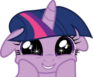 😍 Twilight Sparkle My Little Pony Kartun, Poni, Lucu, Twilight Sparkle, Sihir, Persahabatan telegram sticker