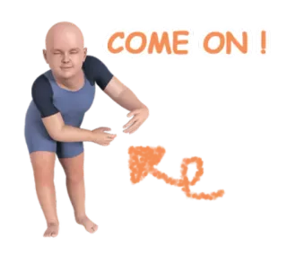 😊 COME ON! come, on, motivational, encouragement, arrow whatsapp sticker