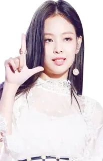 ☝️ Frau, K-Pop, Sängerin, Porträt, Person, weiblich whatsapp sticker