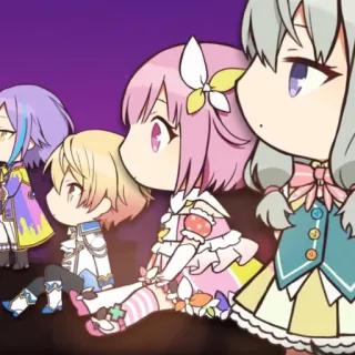 🙂 anime, chibi, cute, kawaii whatsapp sticker