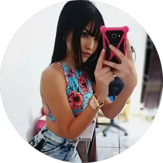 😊 Selfie, Mulher, Menina, Retrato, Foto, Pessoa telegram sticker