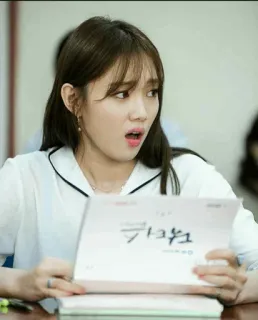 ⚜ 가크우크 koreaans, script, acteur, actrice, drama, lezen telegram sticker