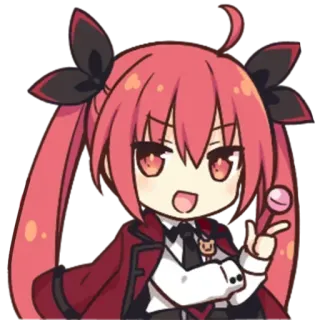😏 Anime, Personnage, Fille, Mignon, Kawaii whatsapp sticker