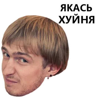 🫤 ЯКАСЬ ХУЙНЯ offensive, humor, slang, sticker, meme telegram sticker