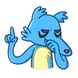🤔 動物, 漫画, キャラクター, イラスト, ステッカー telegram sticker
