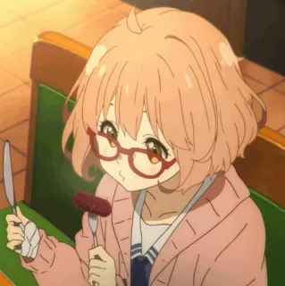 ANIME GIRLS @lilrubikscube whatsapp stickers