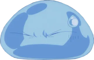 😰 Rimuru Tempest That Time I Got Reincarnated as a Slime Anime, Slime, Monstro, Isekai, Fofo telegram sticker