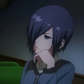 🪁 Touka Kirishima Tokyo Ghoul อนิเมะ, ตัวละคร, โทวกะ, คิริชิมะ, Tokyo Ghoul telegram sticker