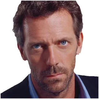 😐 House House, M.D. 의사, 메디컬 드라마, 진단 전문의, 의료인, 의학 telegram sticker