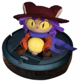 🚙 Niko OneShot kucing, video game, boneka, topi, syal whatsapp sticker