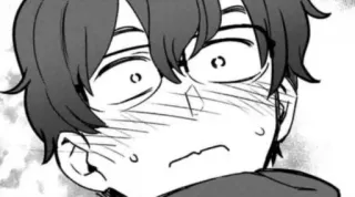 😳 Anime, Manga, Erröten, Verlegen, Ausdruck telegram sticker