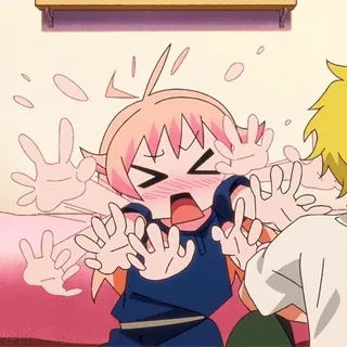 😫 Anime, Desenho animado, Personagem, Comédia, Fofo, Engraçado telegram sticker