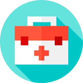 ☹️ Erste Hilfe, Medizinisch, Gesundheit, Notfall, Hilfe, Set, Gesundheitswesen whatsapp sticker