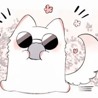 🧊 kot, zwierzę, słodki, naklejka whatsapp sticker