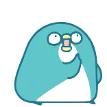 👆 Kreskówka, Zwierzę, Ptak, Śmieszne, Słodkie telegram sticker