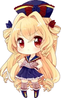 😠 Аниме, Чиби, Сейлор, Милый, Девушка telegram sticker