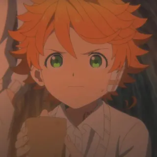 ⛓ Emma The Promised Neverland 63194 Anime, Manga, The Promised Neverland, Emma, Personaje telegram sticker