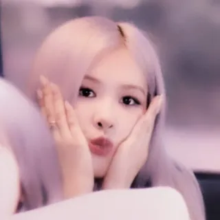 🌸 Rosé Rosé, Blackpink, K-pop, cantante, idol, donna, celebrità telegram sticker