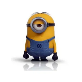 😐 Minion Minion, Dessin animé, Personnage, Jaune, Mignon, Drôle telegram sticker