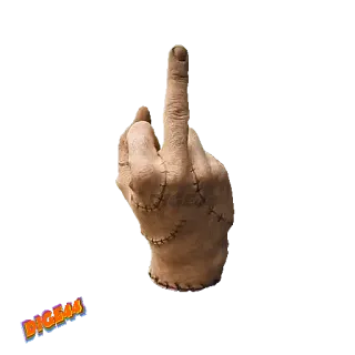 🖕 dedo do meio, ofensivo, gesto, mão, rude telegram sticker