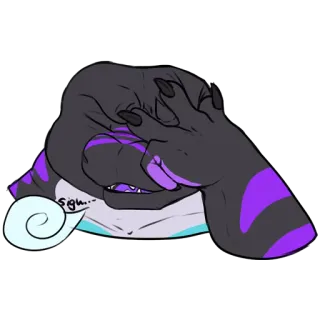 Nathair Basepack telegram stickers