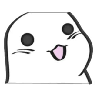 🤩 mignon, tâche, fantôme, drôle, kawaii, dessin animé whatsapp sticker