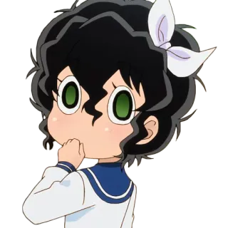 🙊 Anime, Mangá, Personagem, Desenho animado, Garota, Ilustração, Bonito, Desenho telegram sticker