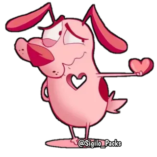 🐶 Coragem 🐶 @Sigilo_Packs whatsapp stickers