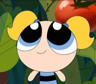 👀 Bubbles The Powerpuff Girls desenho animado, Lindinha, As Meninas Superpoderosas, fofo telegram sticker