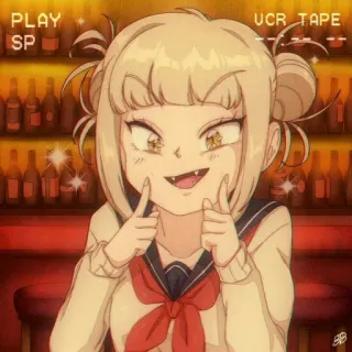 🧧 Himiko Toga My Hero Academia Anime, Villano, Sonrisa, Yandere, Toga telegram sticker