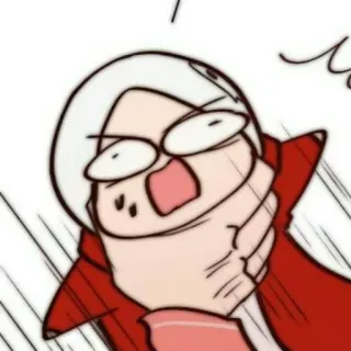 📚 asfixia, violencia, dibujos animados, agresión, estrangulamiento telegram sticker