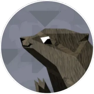 ✋️ oso, animal, pegatina, fauna telegram sticker