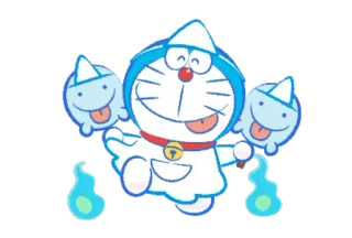 👻 Doraemon doraemon, anime, fantasma, lindo, dibujos animados telegram sticker