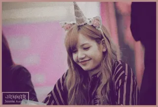 🌸 Jennie JENNIE Avenue Einhorn, K-Pop, Jennie, Allee, süß telegram sticker