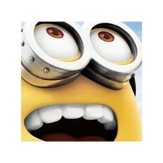 😀 Minion Despicable Me Minion, Moi, moche et méchant, Dessin animé, Animation, Drôle, Yeux, Expression telegram sticker