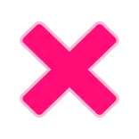 ❌