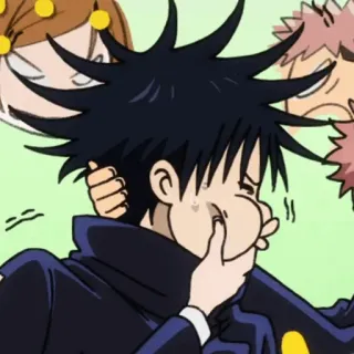 Fushiguro Megumi @jigoku_otakus whatsapp stickers