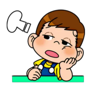 😪 Мультик, Уставший, Скучающий, Думающий, Измученный, Встревоженный whatsapp sticker