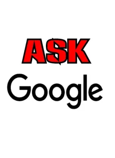 😕 ASK Google Google, recherche, internet, question telegram sticker