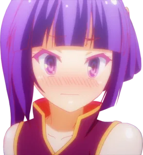 😳 Izuna Hatsuse No Game No Life Anime, Manga, Lindo, Izuna Hatsuse, No Game No Life whatsapp sticker