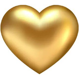 💛 heart, gold, love, valentines, celebration, romance whatsapp sticker