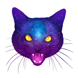 Cosmic Cats telegram stickers