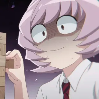 💈 Komi Shouko Komi Can't Communicate Аниме, Манга, Коми не может общаться, Коми Сёко, Нервный, Тревога, Напряжение telegram sticker