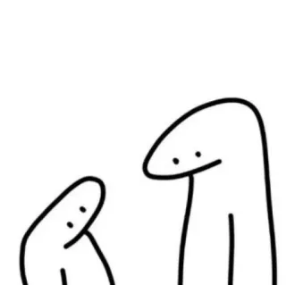 😳 orang-orangan, gambar, minimalis, lucu, meme, komedi, coretan telegram sticker