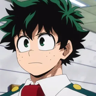 🥦 Izuku Midoriya My Hero Academia anime, My Hero Academia, Izuku Midoriya, character, manga telegram sticker