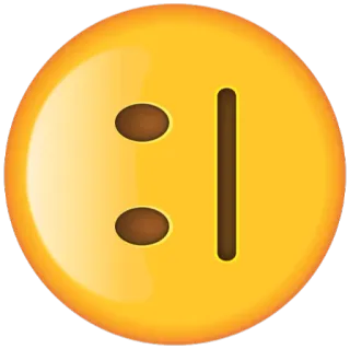 Neutral 😐 telegram stickers