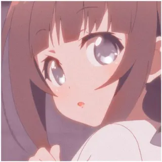 🌻 Anime, Menina, Bonita, Desenho animado telegram sticker