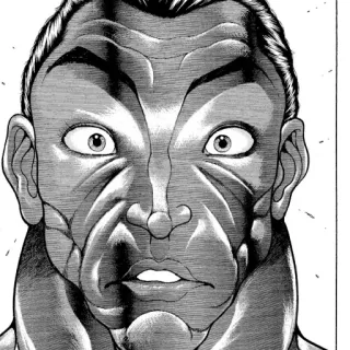 😳 Yujiro Hanma Baki Anime, Kampf, Kampfsport, Muskeln telegram sticker