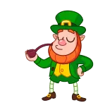 💃 leprechaun, st patricks day, luck, irish, cartoon telegram sticker